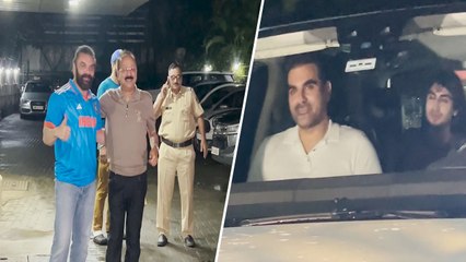 T20 World Cup में India की जीत से बेहद खुश दिखे Sohail Khan, Baba Siddique और Arbaaz Khan