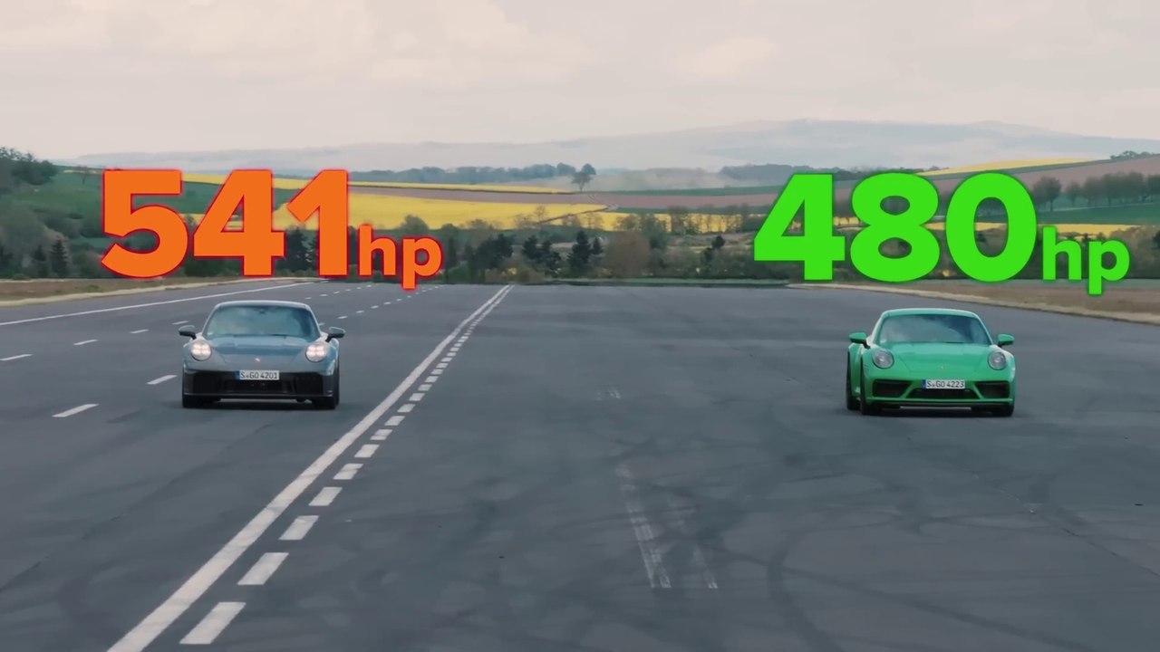 New 911 Hybrid vs Old 911_ DRAG RACE
