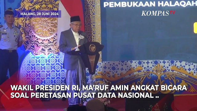Wapres Maruf Amin Angkat Bicara Terkait Pusat Data Nasional Diretas: Begitu Dahsyatnya