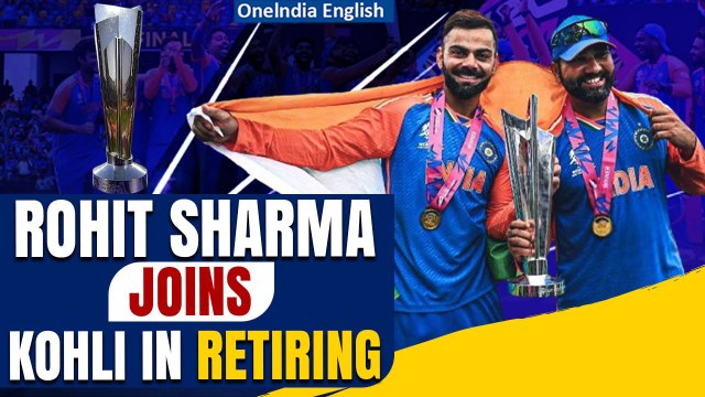 India's World Cup Win: Rohit Sharma and Virat Kohli Retire from T20 After World Cup Win\ Watch