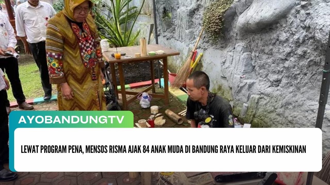 Lewat Program Pena, Mensos Risma Ajak 84 Anak Muda di Bandung Raya Keluar dari Kemiskinan