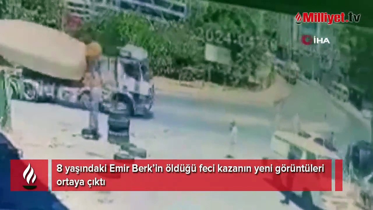 8 yaşındaki Emir Berk’in öldüğü feci kazanın yeni görüntüleri ortaya çıktı