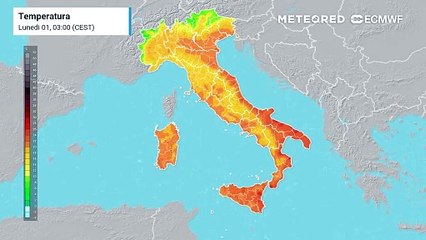 Temperature in diminuzione, poi nuovo aumento