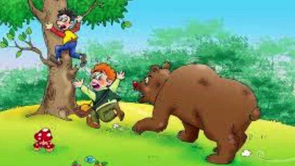 The Bear and the Two Friends - Full Story in English | Moral Story for Kids