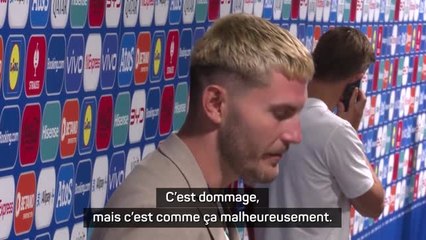 Danemark - Wind : "C'est dommage, mais c'est comme ça malheureusement"