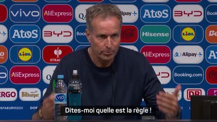 Danemark - Hjulmand enrage contre l'arbitrage : "Dites-moi quelle est la règle !"