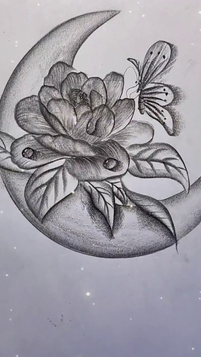 Scenery Drawing Easy - Beautiful Circle Pencil  Drawing #pencildrawing #reel #draw #art #artstudiolsy #viralreel