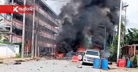 คาร์บอมบ์ "แฟลตตำรวจ สภ.บันนังสตา" มีผู้เสียชีวิต 1 ราย