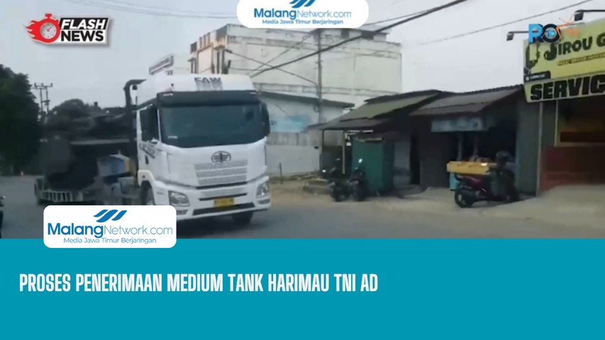 Proses penerimaan Medium Tank Harimau TNI AD