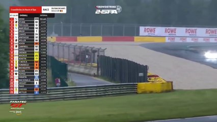 24H Of Spa 2024 Race Sturm Big Crash Roll