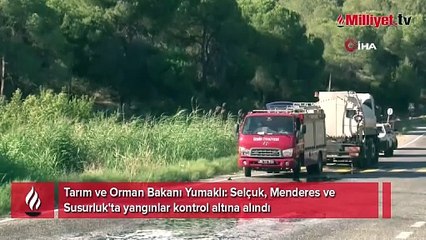 3 bölgede yangınlar kontrol altına alındı