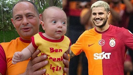 Galatasaray fanatiği baba, oğluna Icardi'nin adını verdi