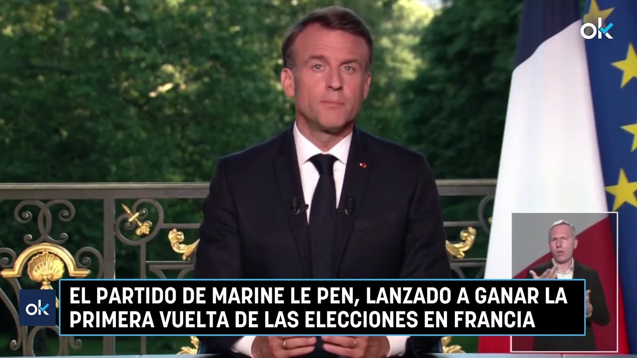 El partido de Marine Le Pen, lanzado a ganar la primera vuelta de las elecciones en Francia