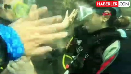 Karadeniz'in mavi sularında evlenme teklifi