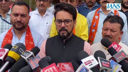 बीजेपी सांसद ANURAG THAKUR ने  टीम इंडिया को दी जीत की बधाई