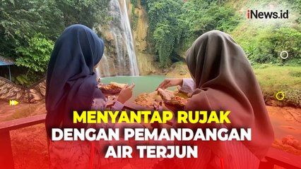Sensasi Menyantap Rujak Petis Khas Tuban sambil Menikmati Keindahan Air Terjun Putri Nglirip