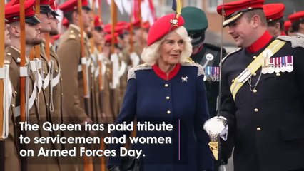 Queen Honours Servicemen and Women on Armed Forces Day