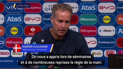 Hjulmand enrage contre l'arbitrage : "Dites-moi quelle est la règle !"