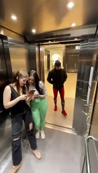 Superman Elevator Prank