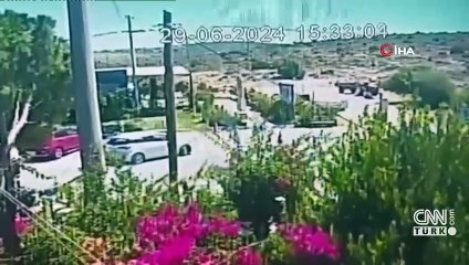 Yer: Çeşme... Atılan sigara izmariti böyle yangın çıkardı!