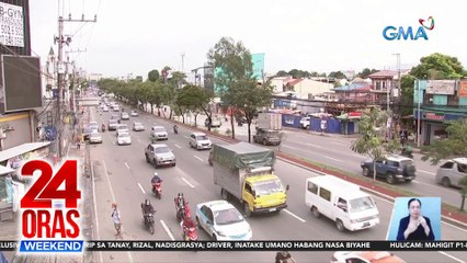 Outer lanes ng Mindanao Avenue, pansamantalang isinara para sa itatayong Tandang Sora Station ng Metro Manila Subway Project | 24 Oras Weekend