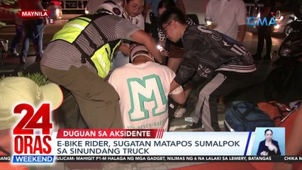 24 Oras Weekend Part 3 - Rider bumangga sa truck; Pulang Araw sepia photos; Pakilig ni Kim Soo Hyun; atbp.