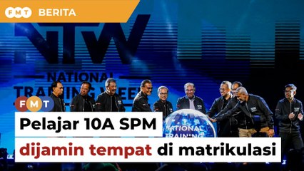 Pelajar 10A SPM dijamin tempat di matrikulasi, kata PM