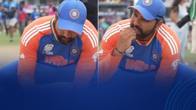 T20 WC 2024.. Why Rohit Sharma Ate Sand After World Cup Win..? షాకిస్తున్న వీడియో...|Oneindia Telugu