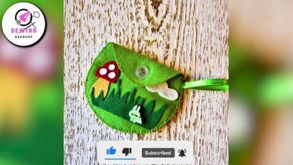 40 Sewing Felt Pouches Ideas | 40 Sewing Felt Purses DIY Projects