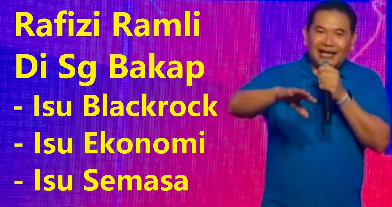 (Terkini) Rafizi Ramli: Ucapan Penuh Ceramah Perpaduan PRK Sungai Bakap
