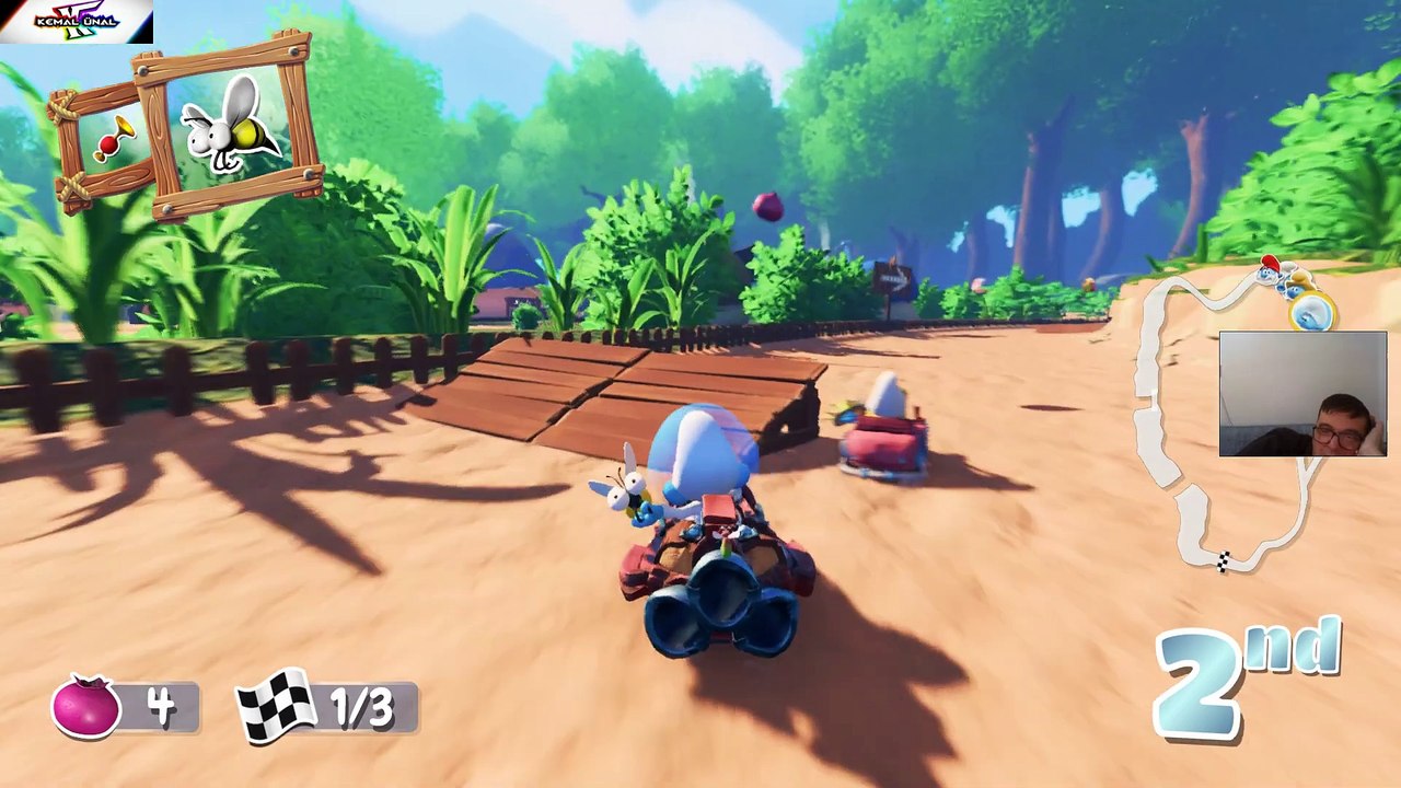 YARIŞ - S029 - SMURFS  KART 1080P HD GAMEPLAY