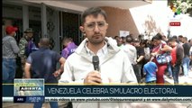 ¡Pueblo venezolano dice presente en simulacro electoral!