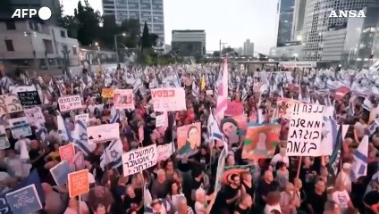 Download Video: Manifestazione a Tel Aviv contro il governo di Netanyahu