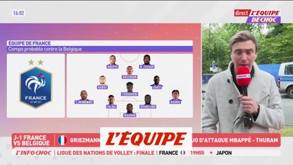 les Bleus en 4-4-2 losange face à la Belgique, ça se confirme - Foot - Euro 2024