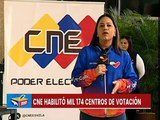 CNE informa que 1174 centros de votación y 3006 mesas electorales están habilitados en el simulacro