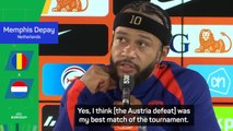 Netherlands 'can only improve' from Austria defeat - Depay