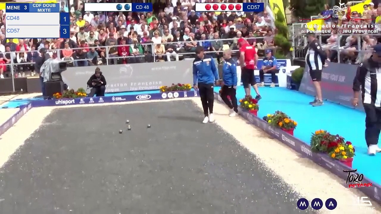 CHAMPIONNAT DE FRANCE DOUBLETTE MIXTE - ST FLOUR 2024- Finale