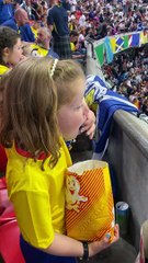 Eliana Jalaf Hadley watching football match