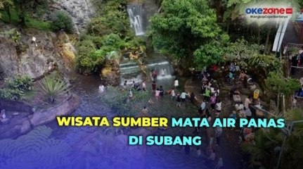 Pengunjung Padati Wisata Sumber Mata Air Panas di Subang pada Libur Anak Sekolah