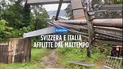 Maltempo: quattro morti e un disperso in Svizzera, centinaia di evacuati in Valle d'Aosta