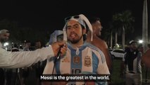 No Messi, no problem for Argentina fans