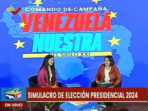 Comando de Campaña Venezuela Nuestra insta a la participación ciudadana en el simulacro electoral