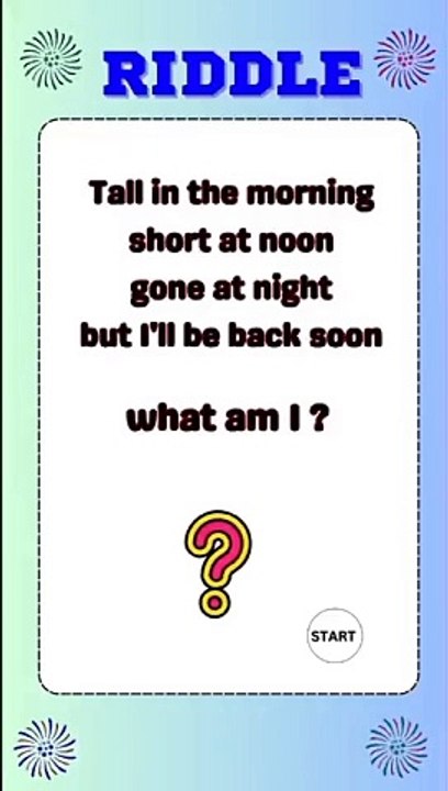 Easy English Riddle with answer
