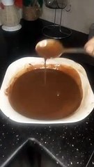 Delicious milk chocolate frosting recipe and easy birthday cake decoration idea 