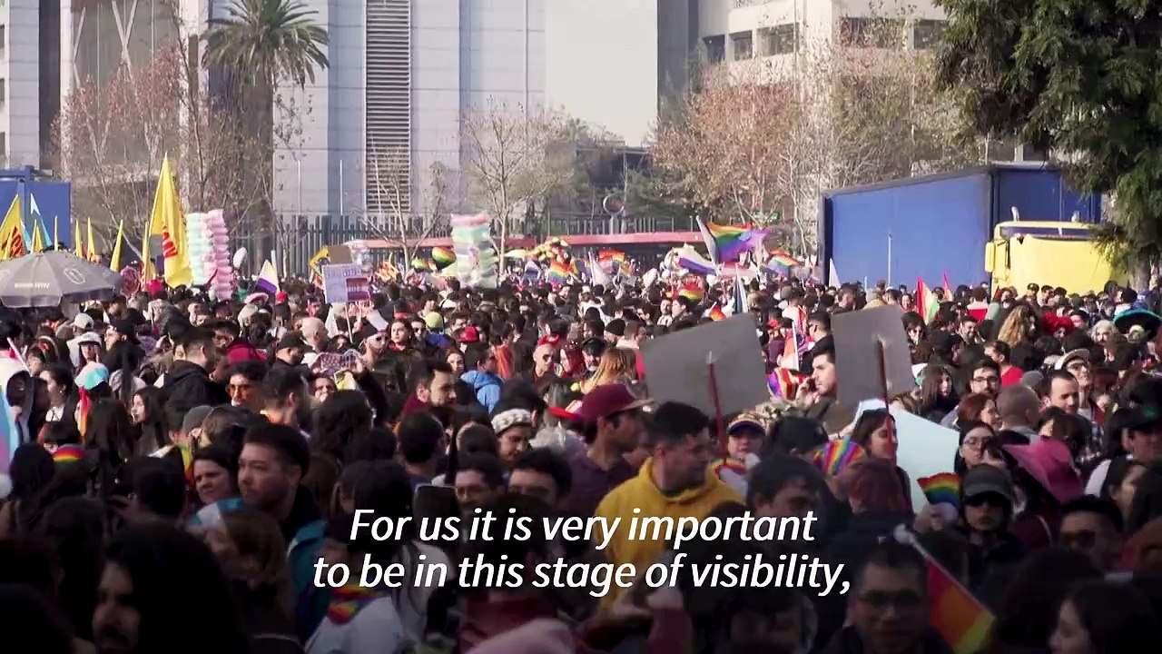Thousands attend Santiago's Pride March for LGBTQ rights