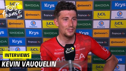 Post-race interview - Kévin Vauquelin - Stage 2 - Tour de France 2024