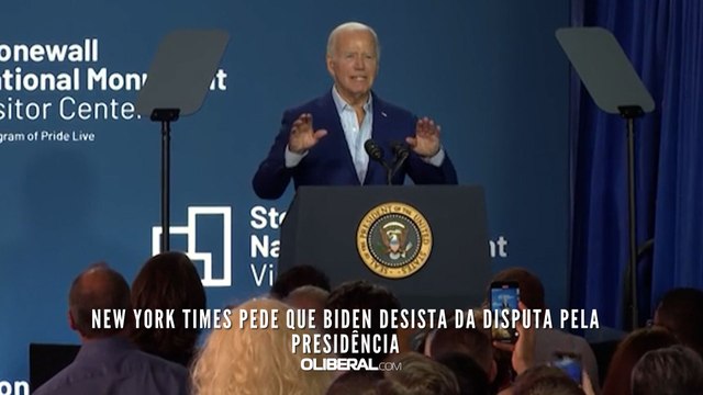 New York Times pede que Biden desista da disputa pela presidência