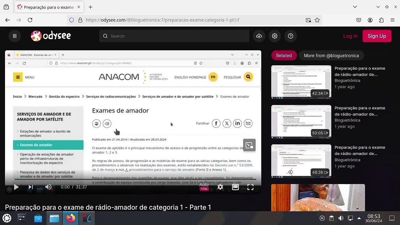 Preparação para o exame de radioamador de categoria 1 - Parte 2