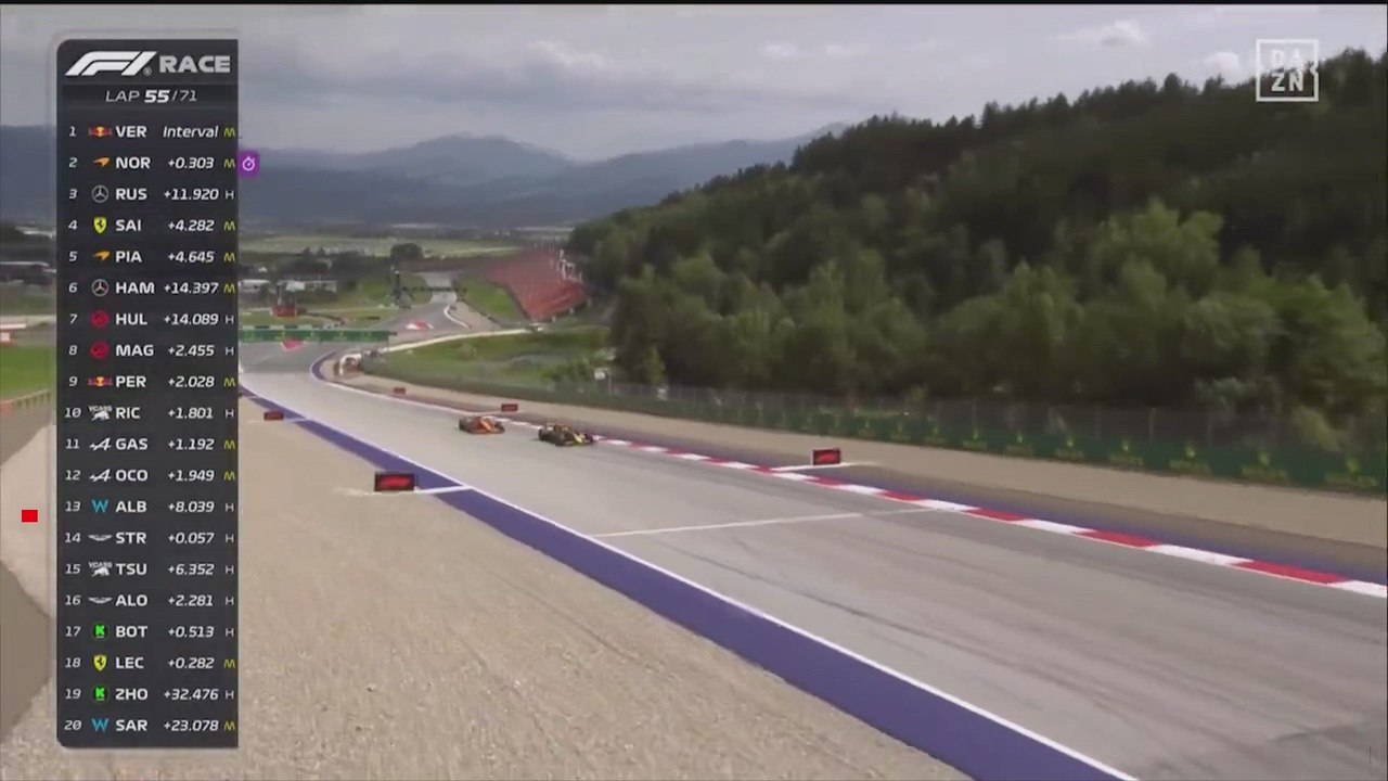 El polémico choque entre Verstappen y Norris que cambió por completo el GP de Austria