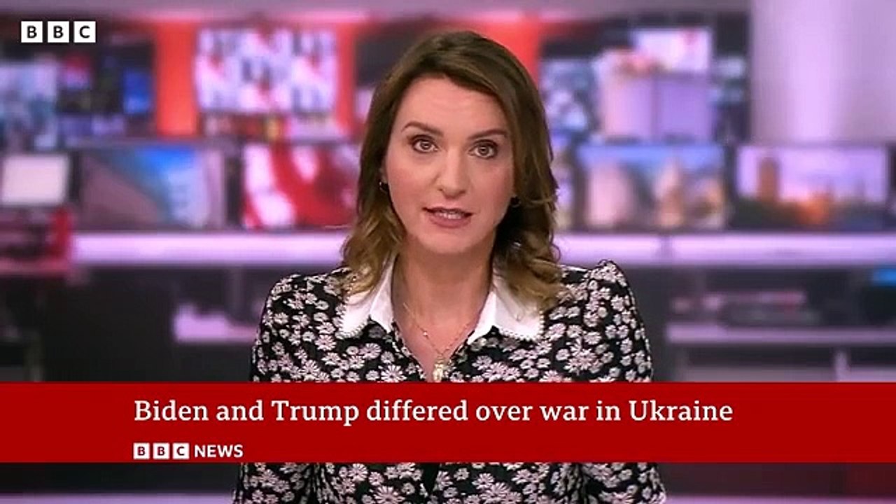 Joe Biden and Donald Trump clash over war in Ukraine - #foryou #news #video